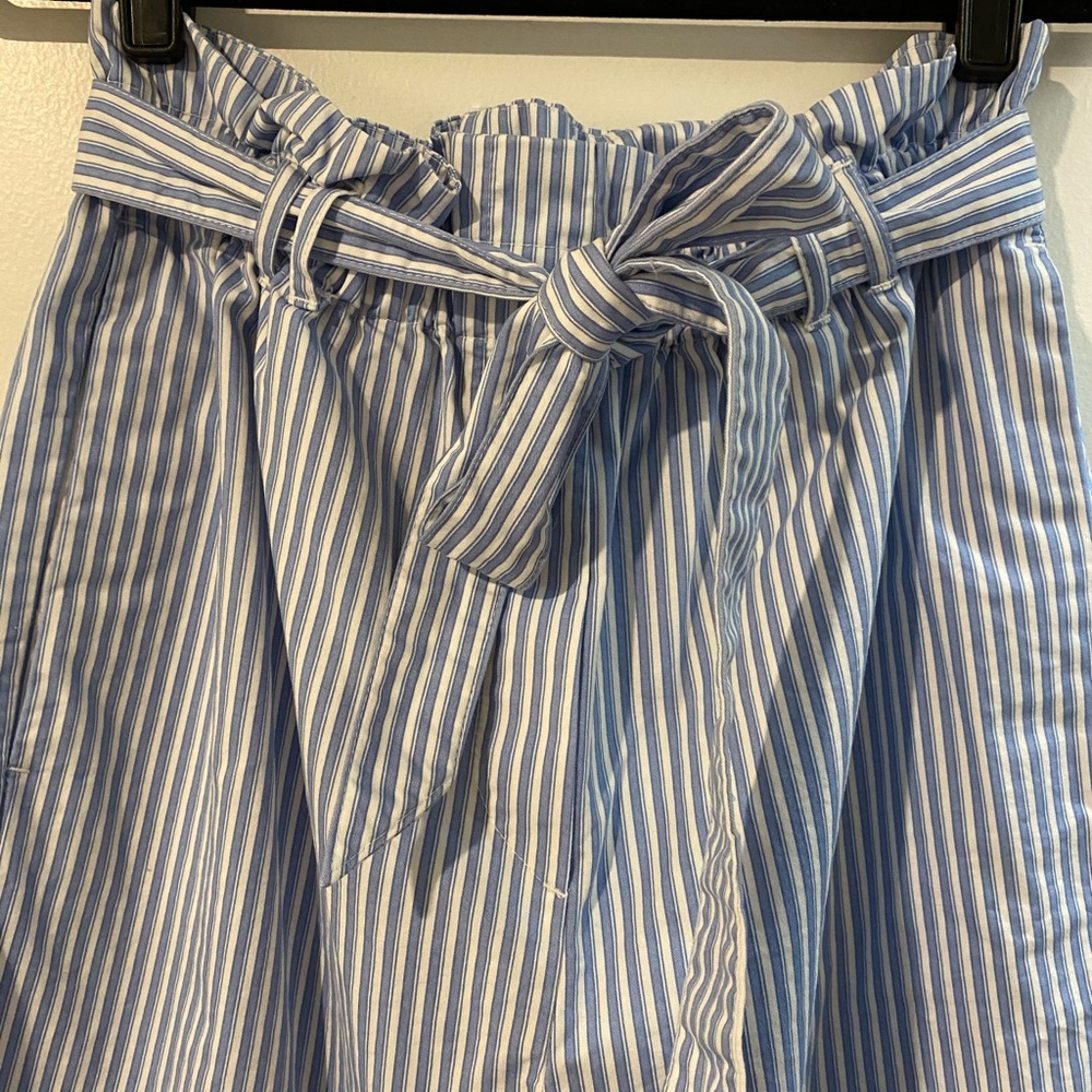 Paperbag Striped Culottes